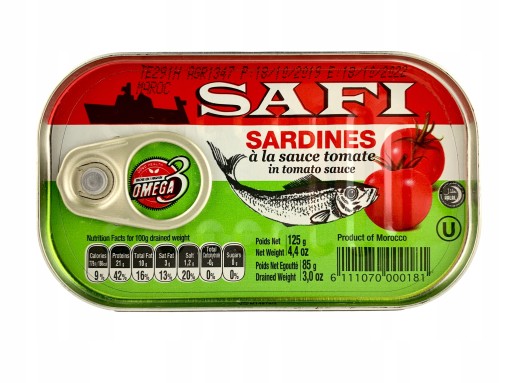 MAROKSKÉ SARDINKY V RAJKOVEJ OMÁČKE MK 125g