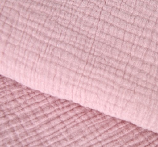 LuxTextil MUSLÍN DVOJITÁ GÁZOVÁ LÁTKA 100% BAVLNA 125g/m Jednofarebná 155cm