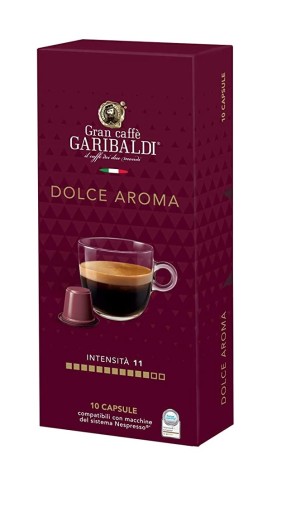 Kapsule Garibaldi Dolce Aroma Nespresso 10 ks