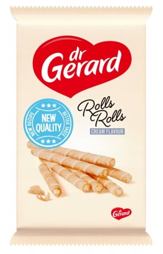 DR. Gerard Waffle trubičky s krémovou príchuťou 144g