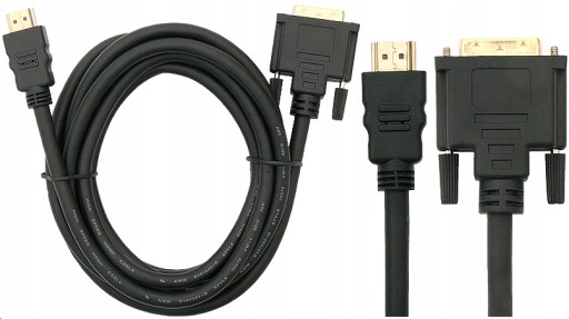 KÁBEL HDMI - DVI 18+1 TV PC 4K FHD 3m KONVERTOR MONITOR PROJEKTOR