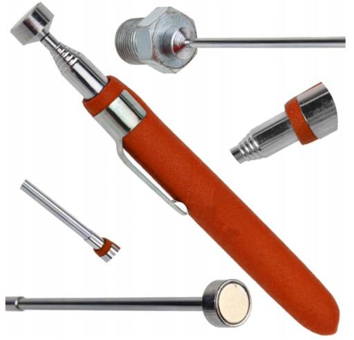 Kraft&Dele MAGNETICKÝ GRIPPER TELESKOPICKÝ MAGNET 62CM 2,25KG