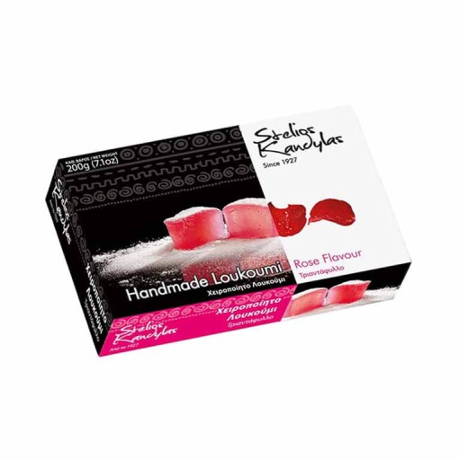Loukoumi s príchuťou ruže Kandylas 200g