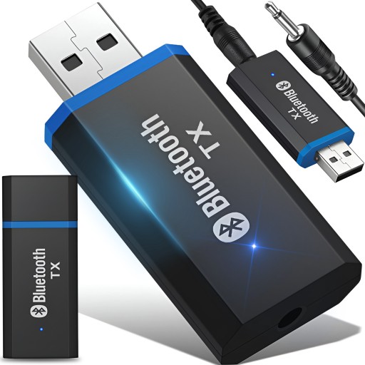 BLUETOOTH 5.0 PRIJÍMAČ, AUX JACK USB VYSIELAČ
