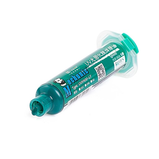 SPÁJKOVÁ MASKA MECHANIKA SPÁJKOVEJ MASKY UVH900 ZELENÁ 10ML PRE DESKY DPS