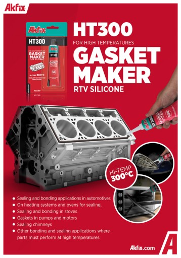 Akfix HT300 Vysokoteplotný silikón