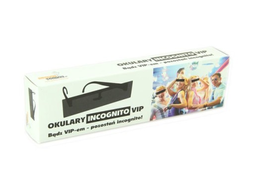 OKULIARE INCOGNITO - PARTY GADGET PRE VIP