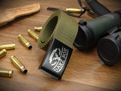 Vojenský pánsky opasok Zelený darček Forester Hunter Beater