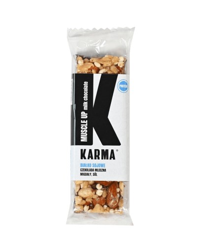 KARMA TYČINKY Muscle Up mliečna čokoláda 45 g