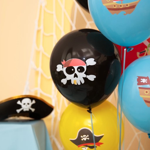 NARODENINOVÉ BALÓNY S PIRÁTMI PIRÁTI PIRÁTI NARODENINY 8 ks