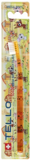 TELLO MEGA SOFT 10400 ZUBNÁ KEFKA PRE DETI 0-3 ROKY BLISTER 1 ks.