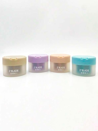 DVOJITÝ BRÚSOK S NÁDOBOU, FAREBNÝ PASTEL, PLAST