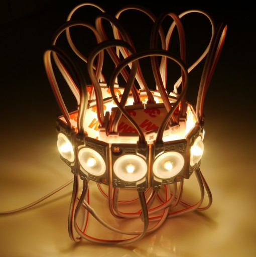 EFEKTÍVNY modul SMD 2835 24V 1W teplá biela 3000K