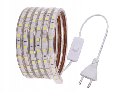 SNAKE pásik LED PÁS 5730 IP68 16M 230V 107W STUDENÝ