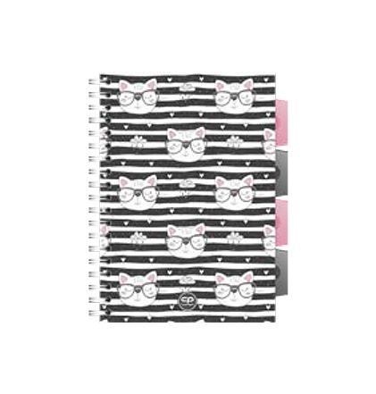 COOLPACK VLOŽKY DO ŠKOLSKÉHO ZÁPISNÍKA CIRCLEBOOK A5 CATNIP