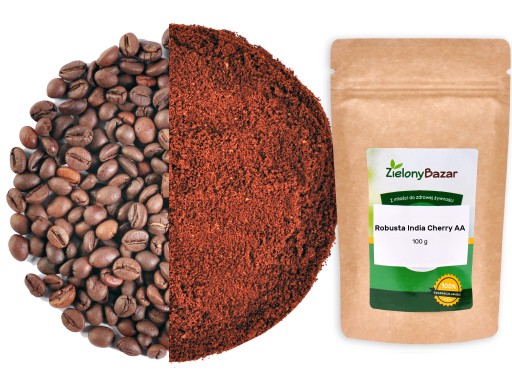 ROBUSTA INDIA CHERRY AA Klasická káva 100g