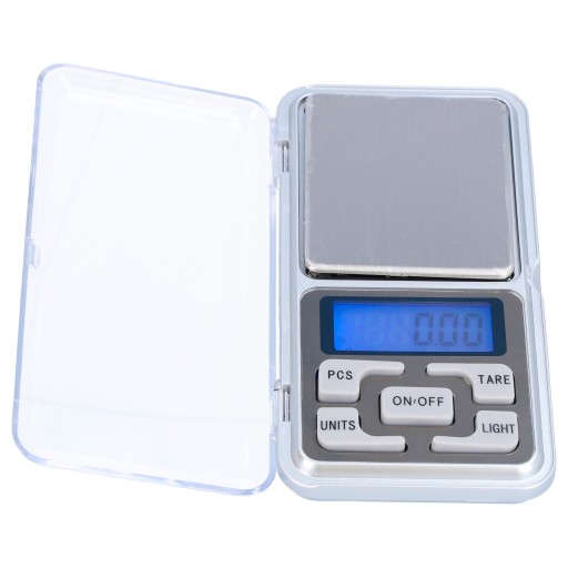 Elektronická presná LCD váha na šperky, vrecková mini, 500/001g
