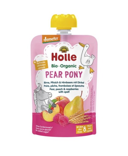 Pear Pony Mousse v tube (Hruška - Broskyňa - Malina - Špalda) Bez D