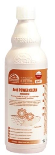 ACID POWER CLEAN koncentrát na dôkladné čistenie podláh a škár 1L