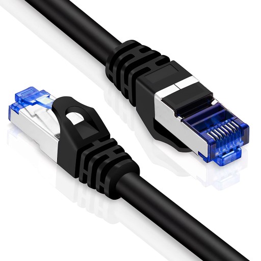LAN S/FTP CAT.6a SIEŤOVÝ KÁBEL, VONKAJŠÍ ETHERNETOVÝ KÁBEL RJ45 CAT 6a 1.5