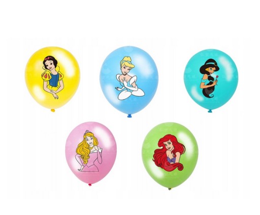 PRINCEZNÉ DISNEY ARIEL PRINCEZNÉ BALÓNKY 10 ks