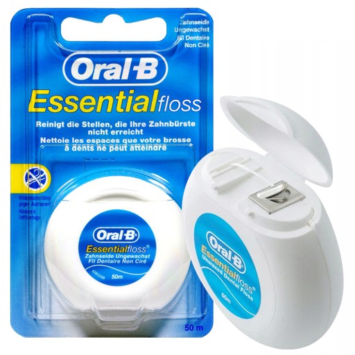 ORAL-B Essential Floss BEZVOSKOVANÁ DENTÁLNA niť 50m 1 kus