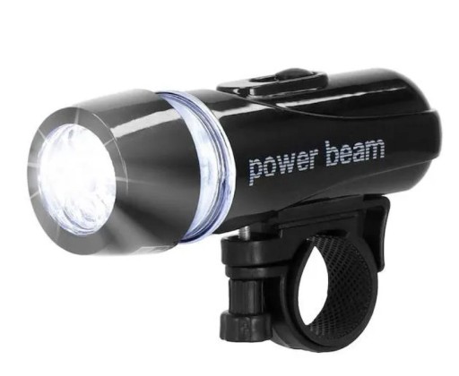PREDNÁ LED LAMPA NA BICYKEL + DRŽIAK NA FĽAŠU