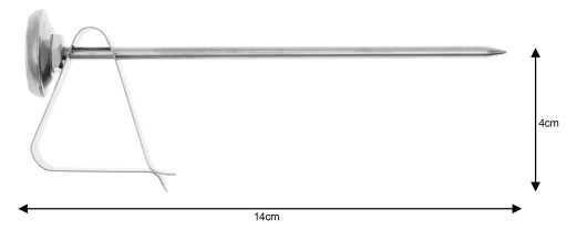 KUCHYNSKÝ TEPLOMER GASTRONOMICKÝ ČEP 14cm