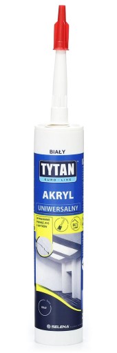 Univerzálny biely akryl 280 ml Euro-Line TYTAN