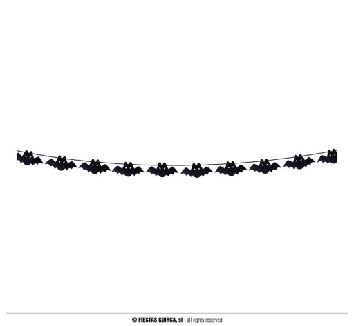 BAT GARLAND BAT 20x10 300 HALLOWEEN
