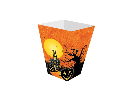 Haunted House Halloween krabice na popcorn 6 ks.