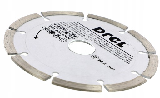 DIAMANTOVÝ DISK 115 x 22,2 SEGMENTOVÁ UPEVŇOVACIA ZÁSUVKA