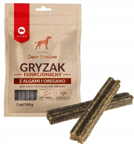 MACEKOVANÉ DENTÁLNE ZÚZKY HOVÄDZIE S OREGANO RIASOU 100G