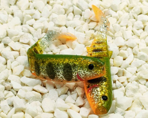 UV guma Savage Gear Cannibal 10 cm Olive Smolt na šťuky a zubáče