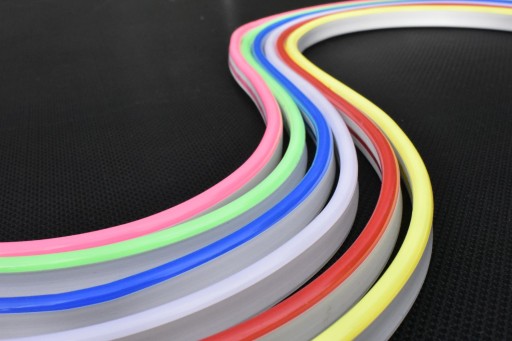 Studená biela LED neónová 12V FLEX 6x12 mm IP67 - 1 meter