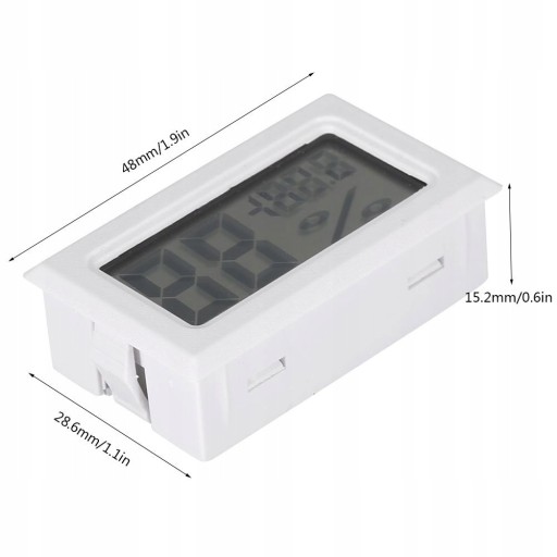 DIGITÁLNY TEPLOMER, ELEKTRONICKÝ LCD HYGROMETER