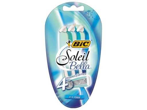 Bic Soleil Bella holiace strojčeky pre ženy, 3 ks