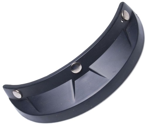 AJ05 Matt Black Helmet Visor Chopper Retro Style 4T