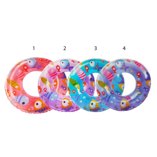 NAFUKOVACIE KOLIESKO NA BAZÉN PLÁŽ PRE DETI RYBY RYBY 60 cm MIX
