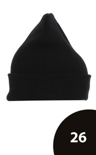 DVOJITÁ ČIERNA ZIMNÁ ČIAPKA unisex ARCTIC Promostars R. UNI