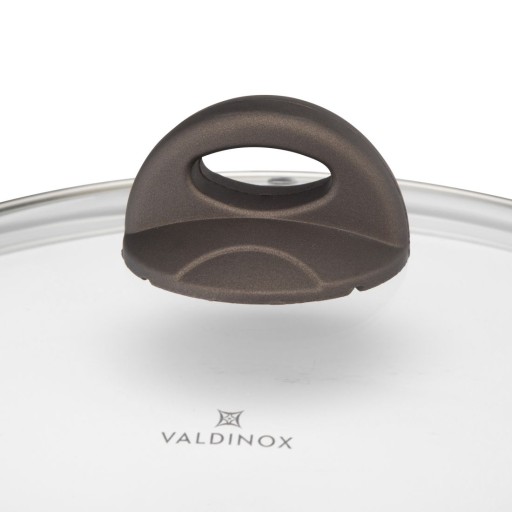 Žiaruvzdorná sklenená pokrievka na panvicu Valdinox Aurum, 24 cm