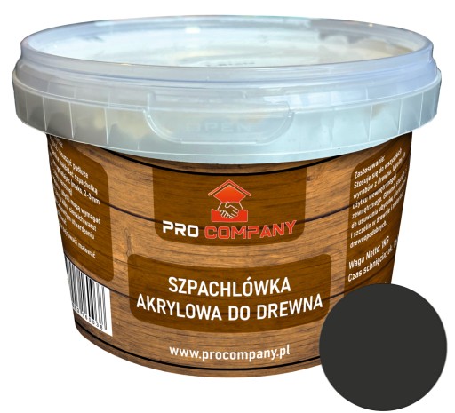 PRO Company Tmel na drevo 250g Čierny