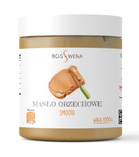 ARAŠIDOVÉ MASLO 1kg HLADKÉ 100% ARAŠIDOVÉ MASLO