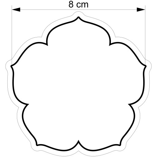 VEĽKONOČNÁ formička Vykrajovačka na perníčky EASTER Flower Slez 8cm