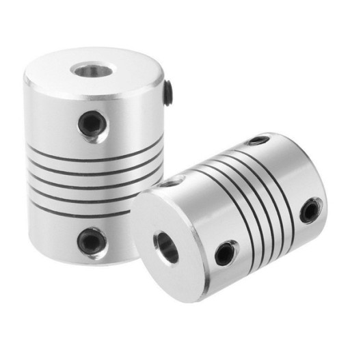 Pružná hliníková spojka 5x8mm oska Ender Anet