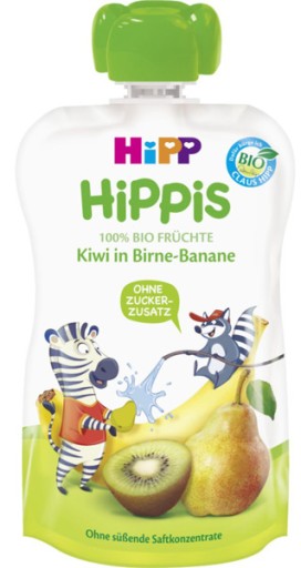 HiPP HiPPiS BIO Kiwi Hrušky a banánová pena