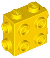 LEGO 1X2X2 S KOLÍKMI ŽLTÉ Č. 67329 - 1ks.
