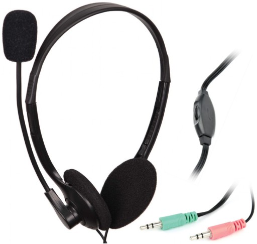 Slúchadlá s mikrofónom, ovládanie hlasitosti E-SCIENCE