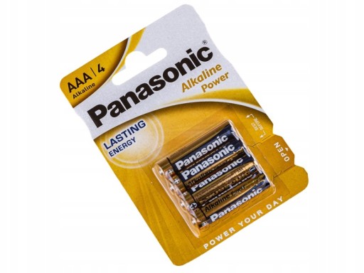 PANASONIC LR3 4BP AAA BATÉRIE ALKALICKÉ ALKALICKÉ SADA 4 ks