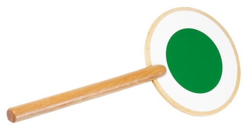 Drevená policajná lízanka pre hru Goki 3+